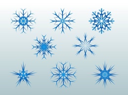 Blue Snowflakes