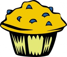 Blueberry Muffin clip art 