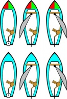 Boating Rules Illustration clip art