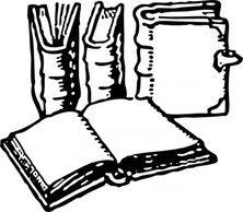 Objects - Books clip art 