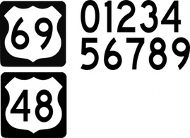 Boort Us Highway Sign clip art Preview