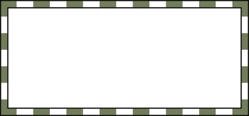 Border Green And White clip art