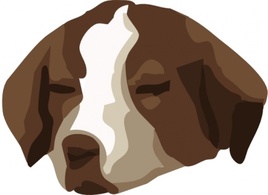 Bored Dog clip art 