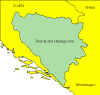 Bosnia And Herzegovina Vector Map Preview