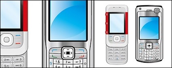 Both phones vector material 