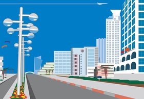 Buildings - Boulevard Vector 