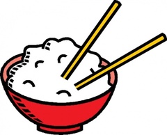 Food - Bowl Of Rice clip art 