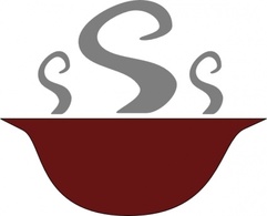 Bowl Of Steaming Soup clip art Preview