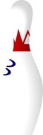 Sports - Bowling Pin clip art 