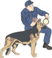 Boy and dog vector 2