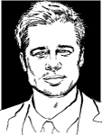 Brad Pitt Vector 