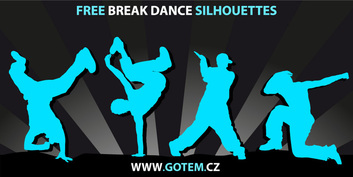 Human - Breakdance Silhouettes 