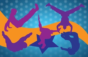 Breakdancing Silhouettes Preview