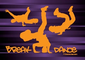 Silhouette - Breakdancing 