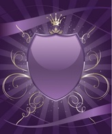 Military - Brightly party shield emblem 