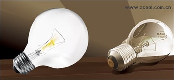 Bulbs vector material