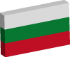 Bulgaria 3d Vector Flag. Preview