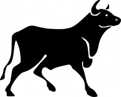 Animals - Bull clip art 