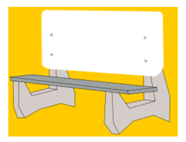 Cartoon - Bus Bench 