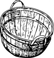 Bushel Basket clip art 