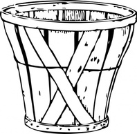 Bushel Basket clip art 