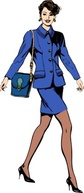 Bussiness Woman clip art