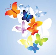 Butterflies Vector 2