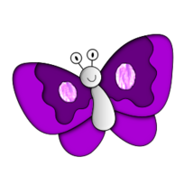 Butterfly purple