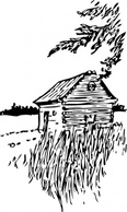 Cabin On The Plains clip art 