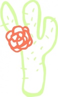 Flowers & Trees - Cactus clip art 