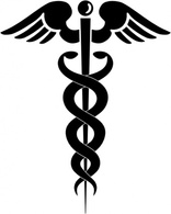 Caduceus clip art