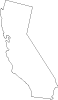 California Outline Map