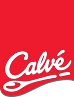 Calve logo with red label