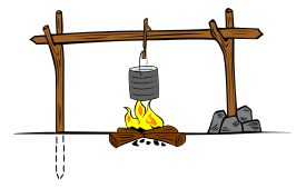 Objects - Campfires and cooking cranes 