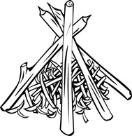 Campfires And Cooking Cranes clip art Preview