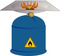 Camping Gas Burner clip art Preview