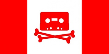 Canadian Music Pirate Flag clip art Preview