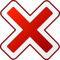 Cancel Icon clip art