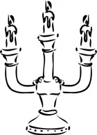 Candle Bars clip art Preview