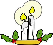 Holiday & Seasonal - Candle Light clip art 