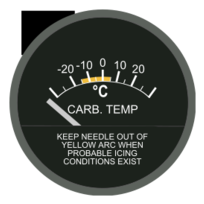 Carburetor Air Temperature Gage