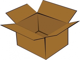 Cardboard Box clip art 