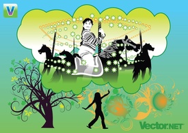 Nature - Carousel Vector 