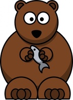 Cartoon - Cartoon Bear clip art 