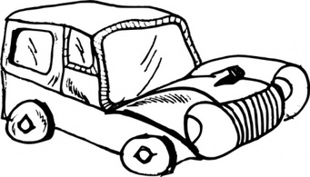 Cartoon - Cartoon Car clip art 