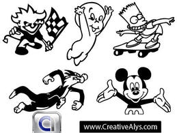 Cartoon Characters and Mascots Preview