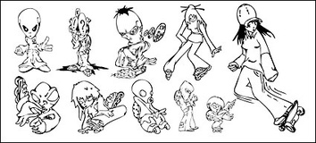 Cartoon - Cartoon characters Vector 