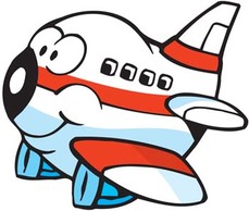 Cartoon - Cartoon Commercial Flight 