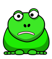 Animals - Cartoon Frog 