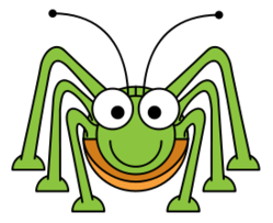 Cartoon Grasshopper Preview